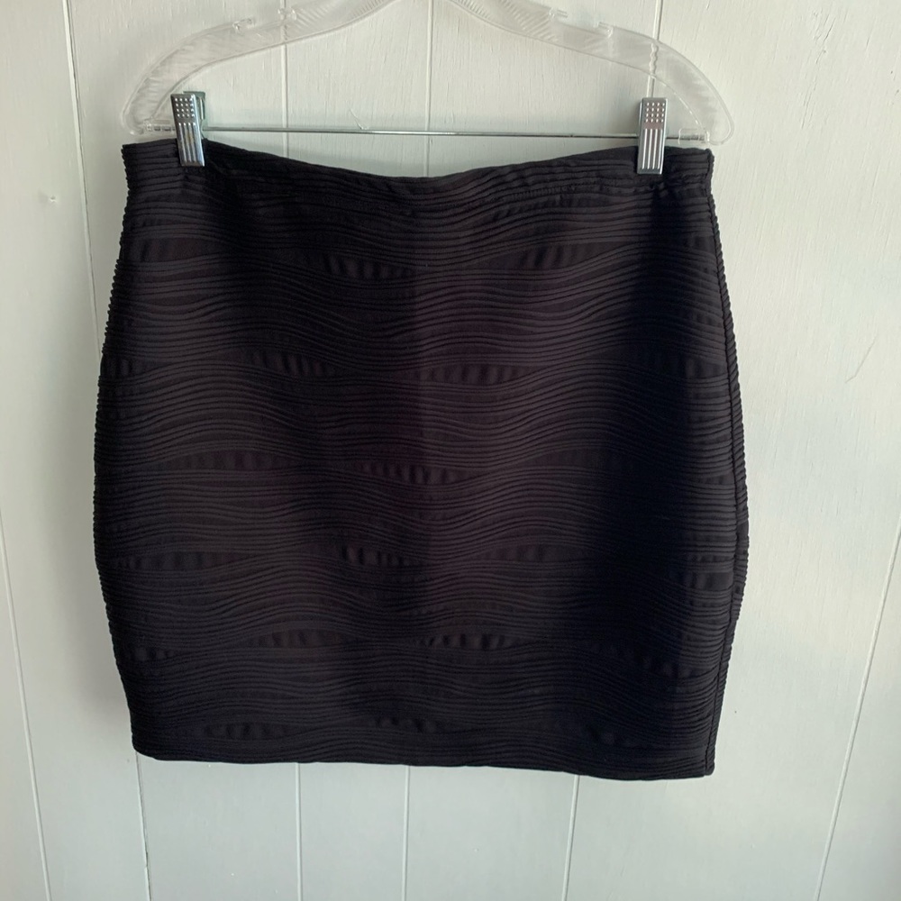 Textured Pencil Skirt
